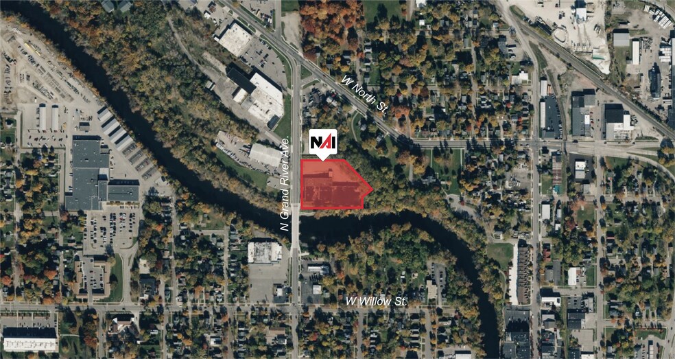 1506-1510 N Grand River Ave, Lansing, MI à vendre - Aérien – Image 1 sur 1