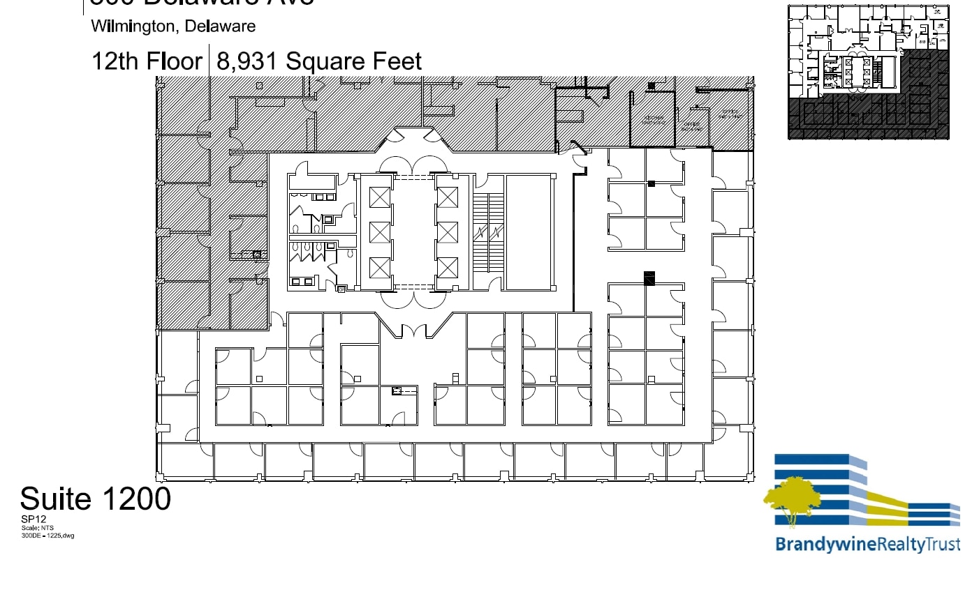 300 Delaware Ave, Wilmington, DE à louer Plan d’étage– Image 1 sur 1