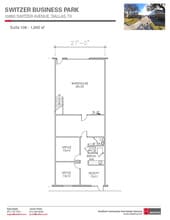 10930 Switzer Ave, Dallas, TX à louer Plan d’étage– Image 1 sur 1