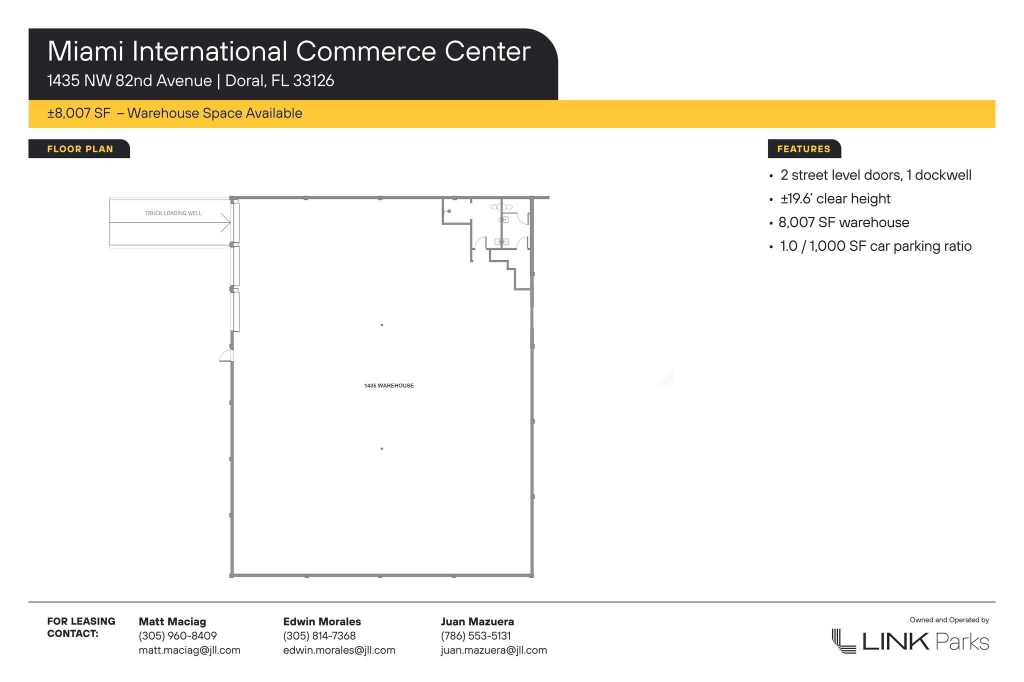 7950-7966 NW 14th St, Miami, FL à louer Plan de site– Image 1 sur 1