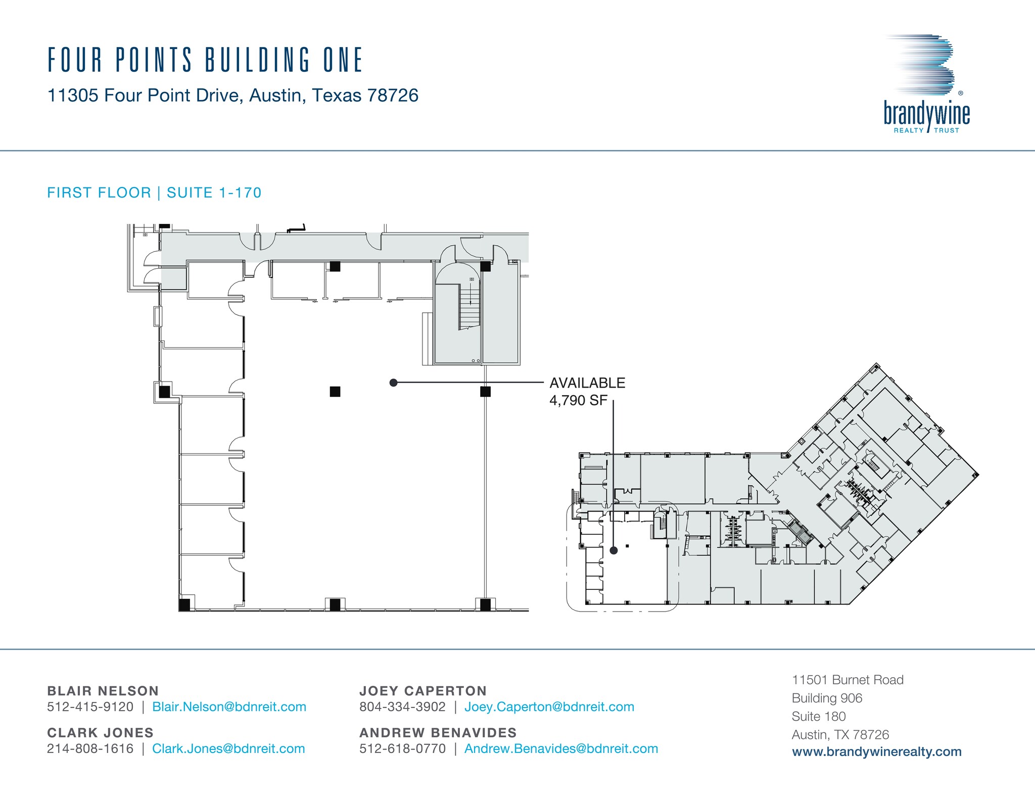 11305 Four Points Dr, Austin, TX à louer Plan de site– Image 1 sur 1