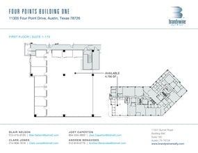 11305 Four Points Dr, Austin, TX à louer Plan de site– Image 1 sur 1
