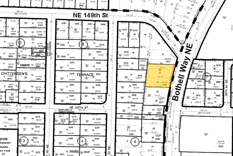 14713 Bothell Way NE, Shoreline, WA à louer - Plan cadastral – Image 2 sur 6