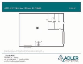 6301-6333 NW 74th Ave, Miami, FL à louer Plan d’étage– Image 1 sur 8