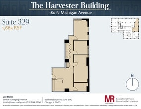 180 N Michigan Ave, Chicago, IL à louer Plan d’étage– Image 1 sur 7