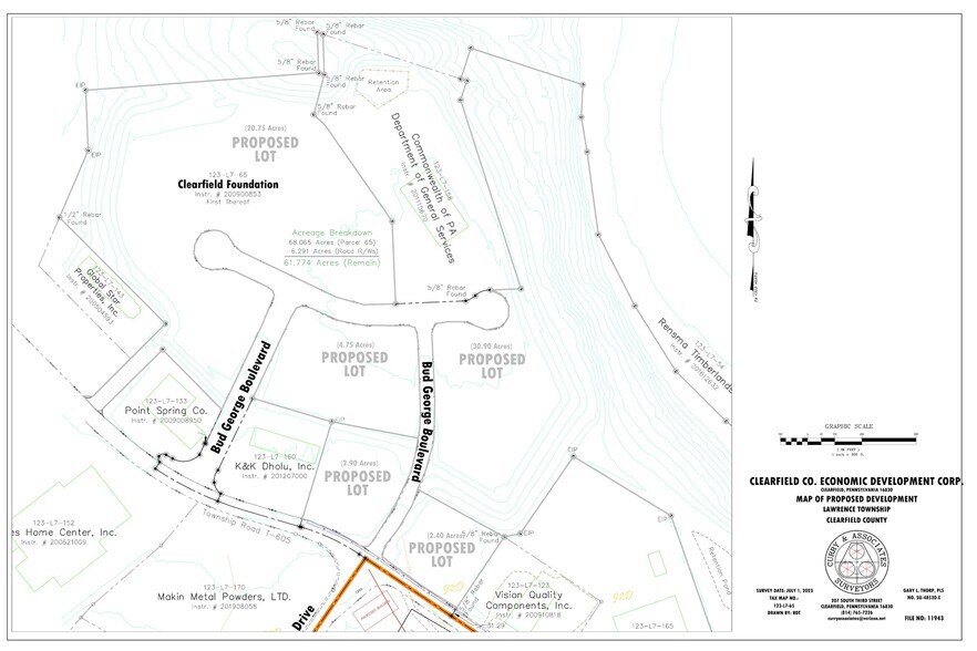Industrial Park Rd, Clearfield, PA à vendre - Plan de site – Image 3 sur 15
