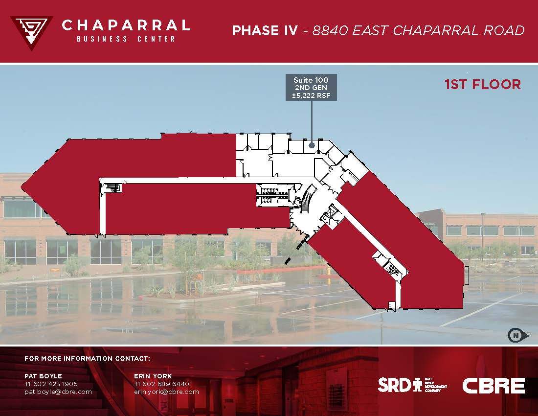 8860 E Chaparral Rd, Scottsdale, AZ à louer Plan d’étage– Image 1 sur 1