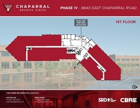 8860 E Chaparral Rd, Scottsdale, AZ à louer Plan d’étage– Image 1 sur 1