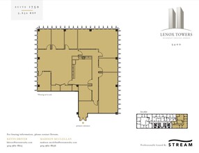 3400 Peachtree Rd NE, Atlanta, GA à louer Plan d’étage– Image 1 sur 1