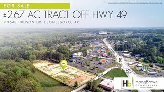 Plus de détails pour 3648 Hudson Dr, Jonesboro, AR - Terrain à vendre