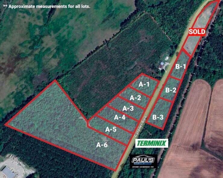 Gardner Boulevard, Holly Hill, SC à vendre - Plan cadastral – Image 1 sur 1