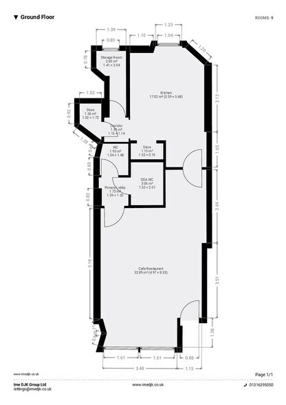 135 Comiston Rd, Edinburgh à louer - Plan d’étage – Image 2 sur 2