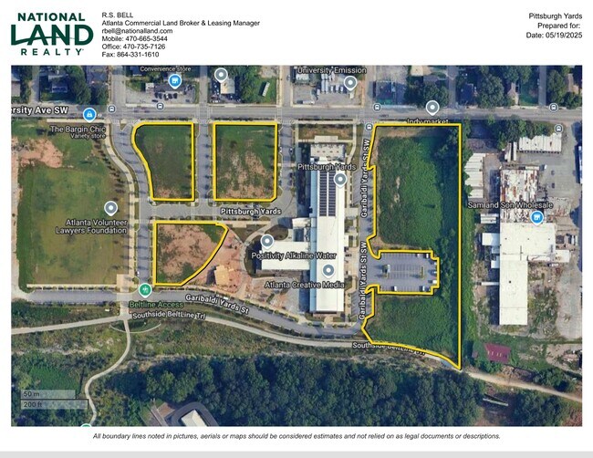 Plus de détails pour 352 University Ave SW, Atlanta, GA - Terrain à louer