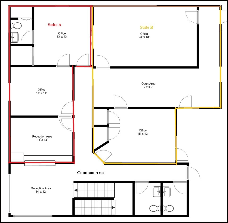 510 N Collins St, Joliet, IL à louer Plan d’étage– Image 1 sur 1