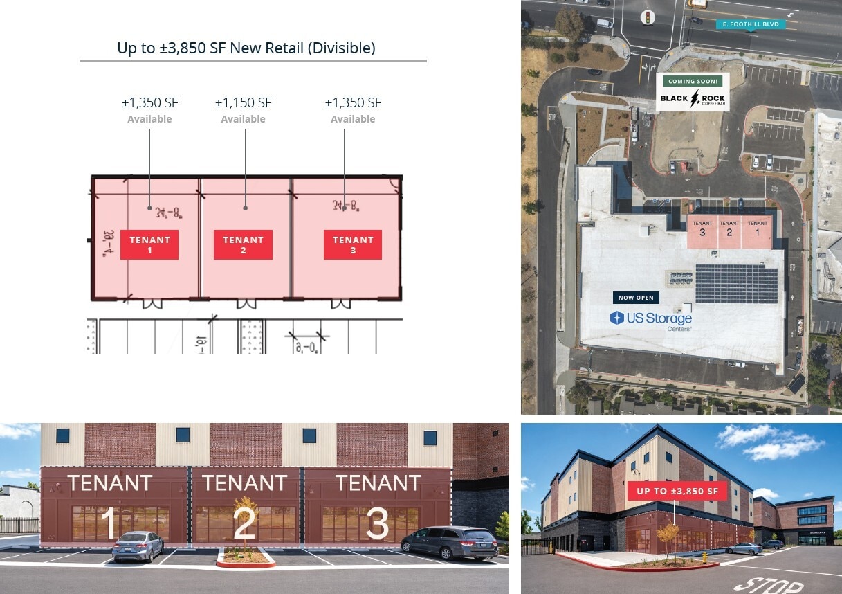 1382 E Foothill Blvd, Upland, CA à louer Plan de site– Image 1 sur 1