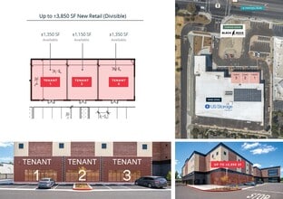 1382 E Foothill Blvd, Upland, CA à louer Plan de site– Image 1 sur 1