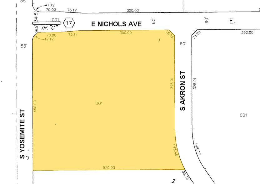 9000 E Nichols Ave, Centennial, CO à louer - Plan cadastral – Image 2 sur 15