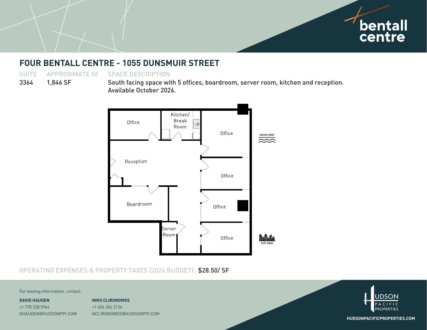 1055 Dunsmuir St, Vancouver, BC à louer Plan d’étage– Image 1 sur 1