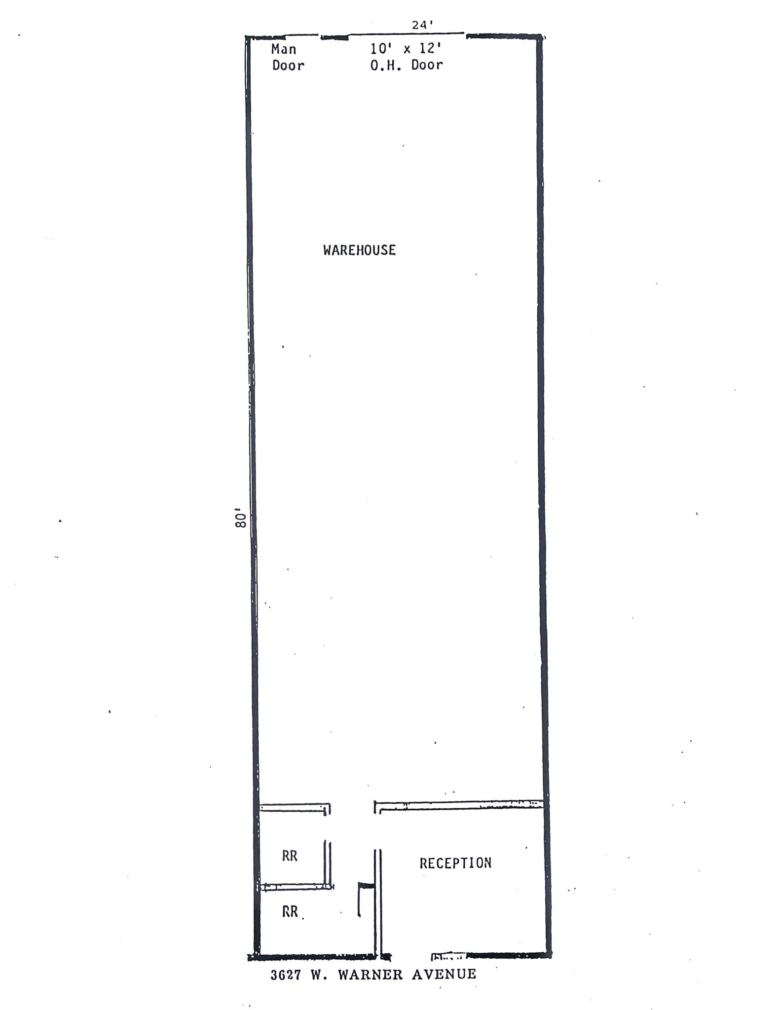 3615-3633 W Warner Ave, Santa Ana, CA à louer Plan de site– Image 1 sur 1