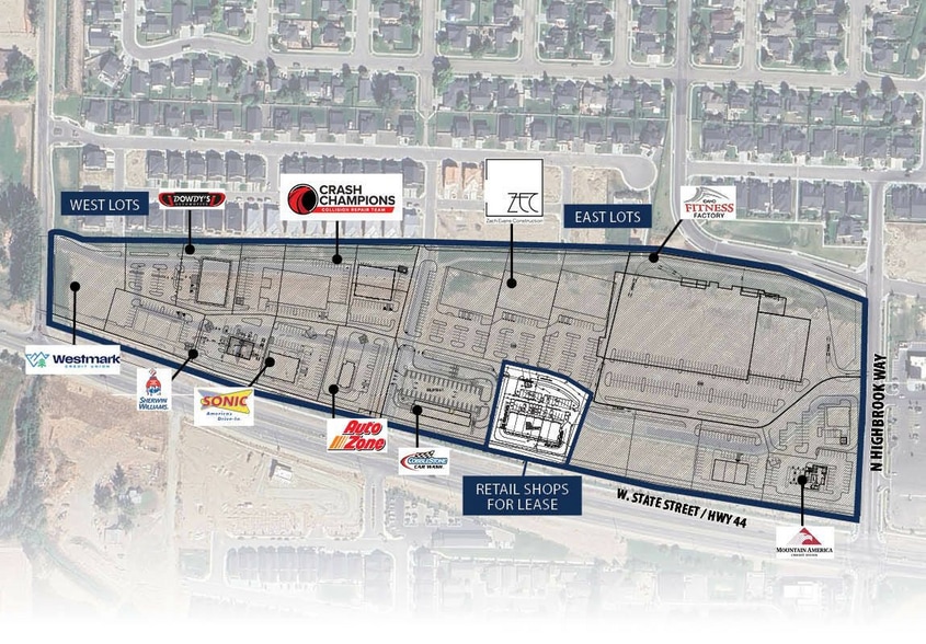 12080 W State St, Star, ID à louer - Plan de site – Image 2 sur 9