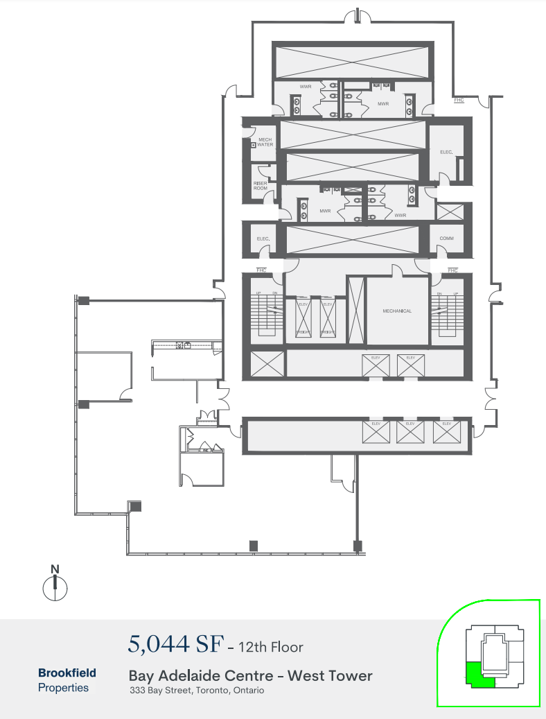 333 Bay St, Toronto, ON à louer Plan d’étage– Image 1 sur 1