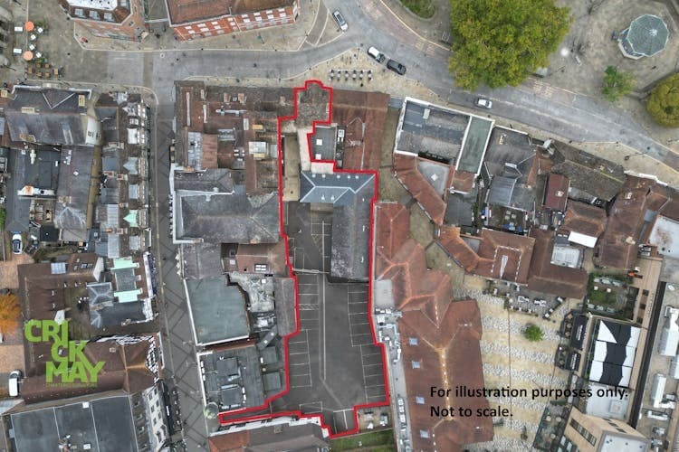 35 Carfax, Horsham à louer - Aérien – Image 3 sur 3