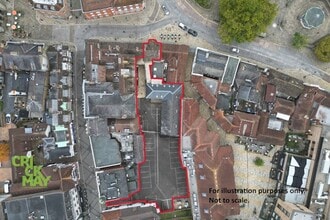 35 Carfax, Horsham, WSX - VUE AÉRIENNE vue de carte