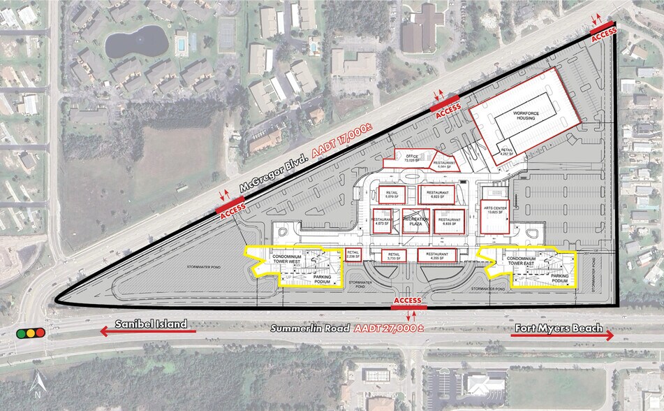 20350 Summerlin Rd, Fort Myers, FL à vendre - Photo de l’immeuble – Image 3 sur 19