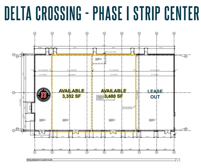 Delta Crossing- Phase I, Lansing, MI à louer - Plan d’étage – Image 2 sur 2