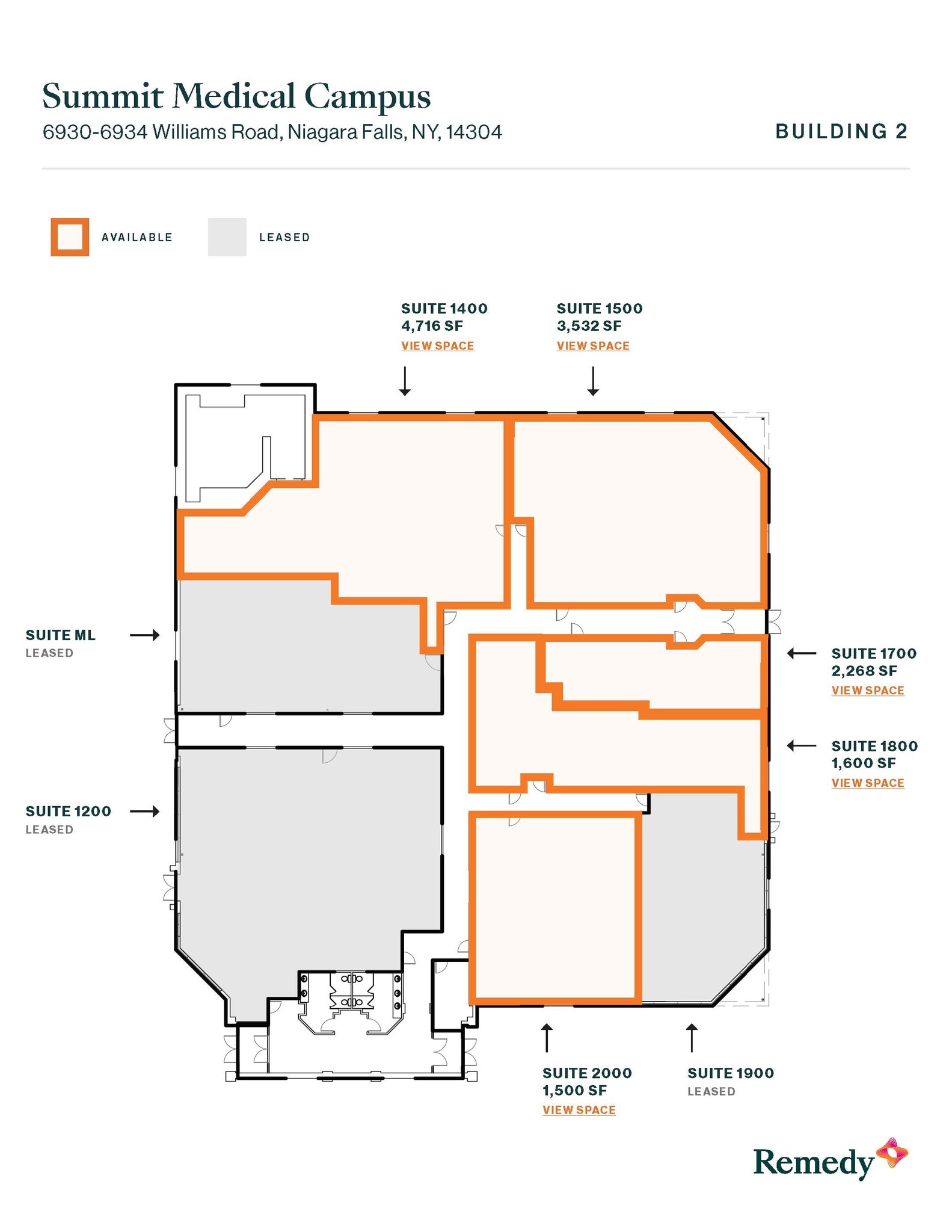 6930 Williams Rd, Niagara Falls, NY à louer Plan d’étage– Image 1 sur 1