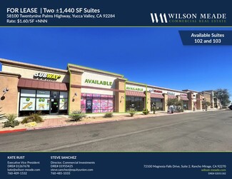 Plus de détails pour 58080 Twentynine Palms Hwy, Yucca Valley, CA - Bureau/Local commercial à louer