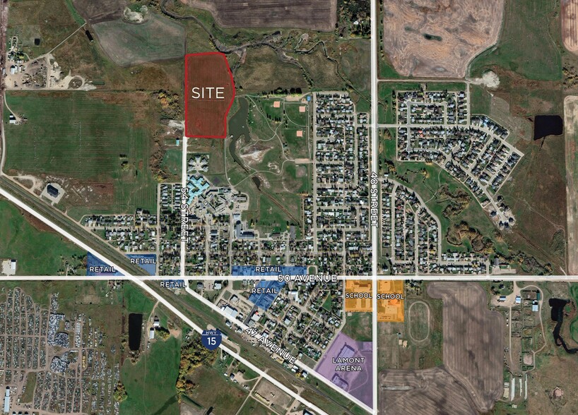 54 Street St, Lamont, AB à vendre - Photo principale – Image 1 sur 3