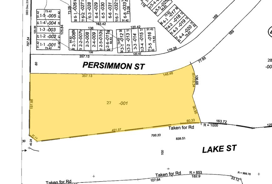 1744-1788 Lake St, Hanover Park, IL à louer - Plan cadastral – Image 3 sur 10