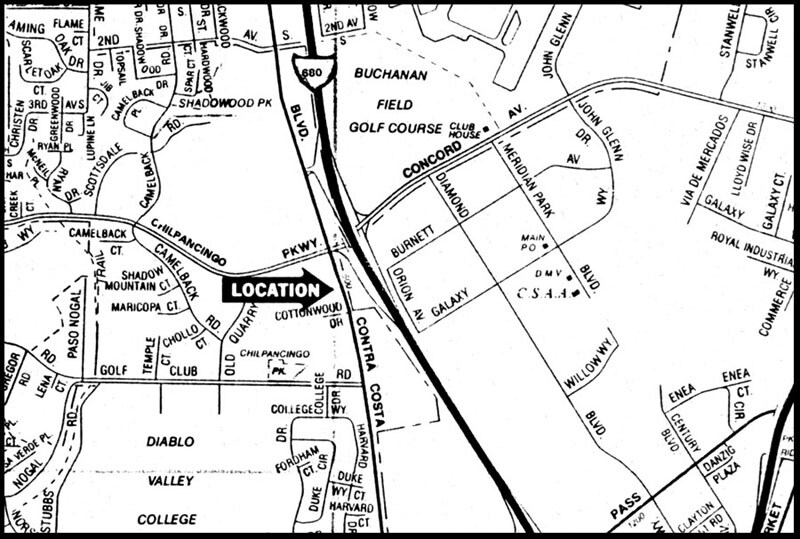 620 Contra Costa Blvd, Pleasant Hill, CA à louer - Plan de site – Image 3 sur 3