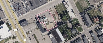 42-62 Piquette St, Detroit, MI - Vue aérienne vue de carte