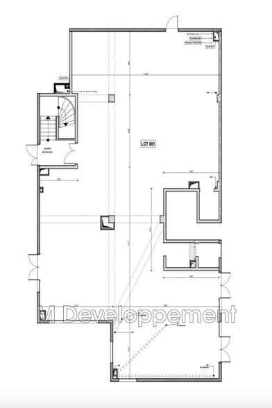Local commercial dans Aix-en-Provence à louer - Plan d’étage – Image 2 sur 2