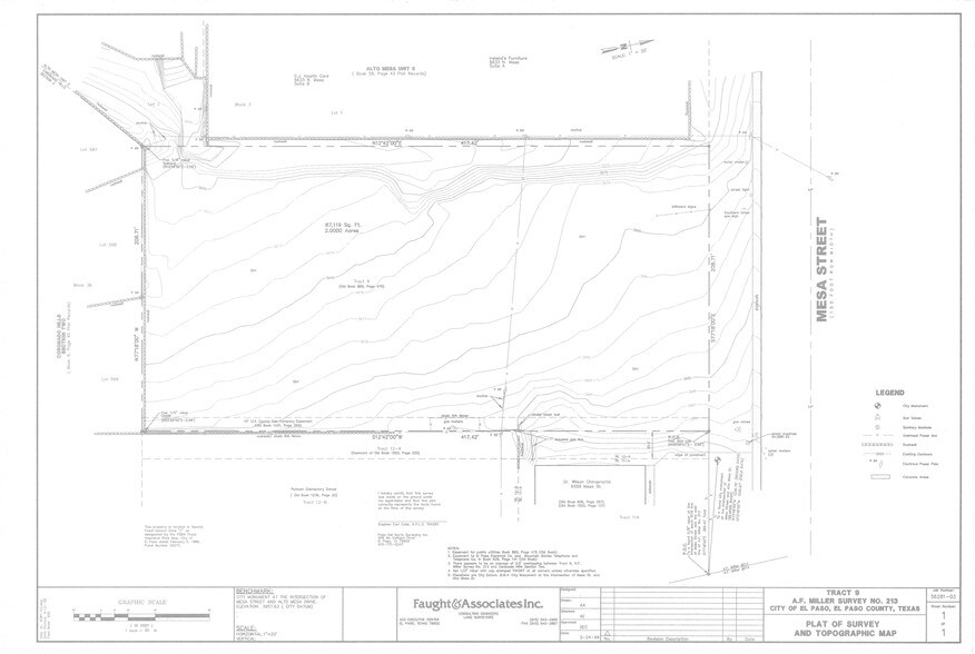 6500 N Mesa St, El Paso, TX à louer - Plan cadastral – Image 3 sur 5