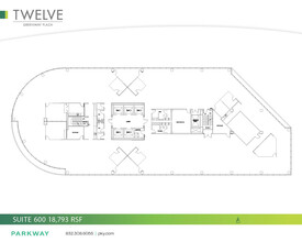 12 Greenway Plz, Houston, TX à louer Plan d’étage– Image 1 sur 1