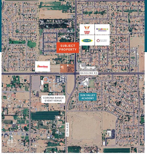 2700 W Baseline Road, Phoenix, AZ à vendre - Aérien – Image 2 sur 2