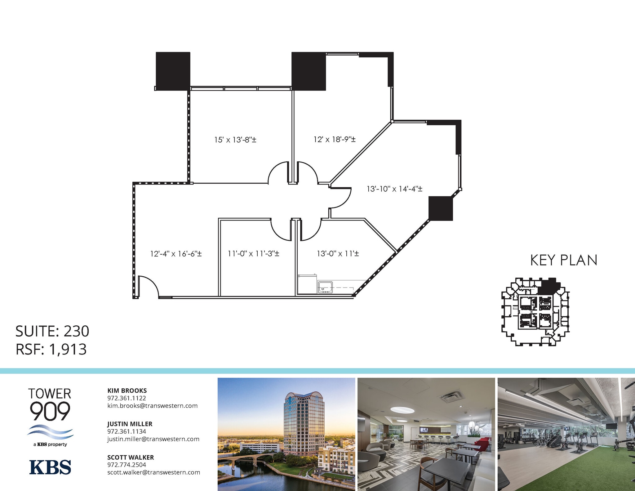 909 Lake Carolyn Pky, Irving, TX à louer Plan d’étage– Image 1 sur 1