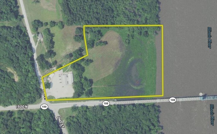104 N Florence Rd, Pittsfield, IL à vendre - Aérien – Image 3 sur 4
