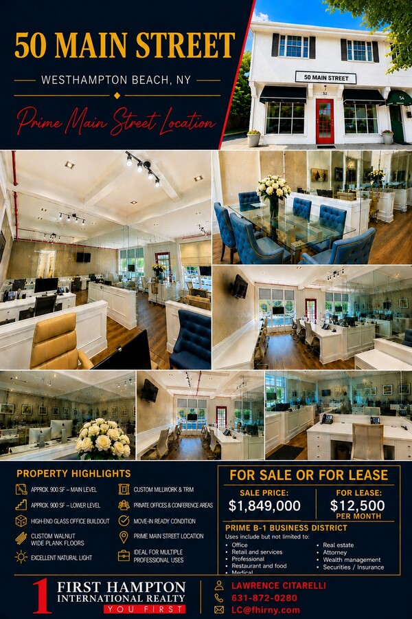 50 Main St, Westhampton Beach, NY 11978 - Lot D -  - Photo intérieure - Image 1 of 10