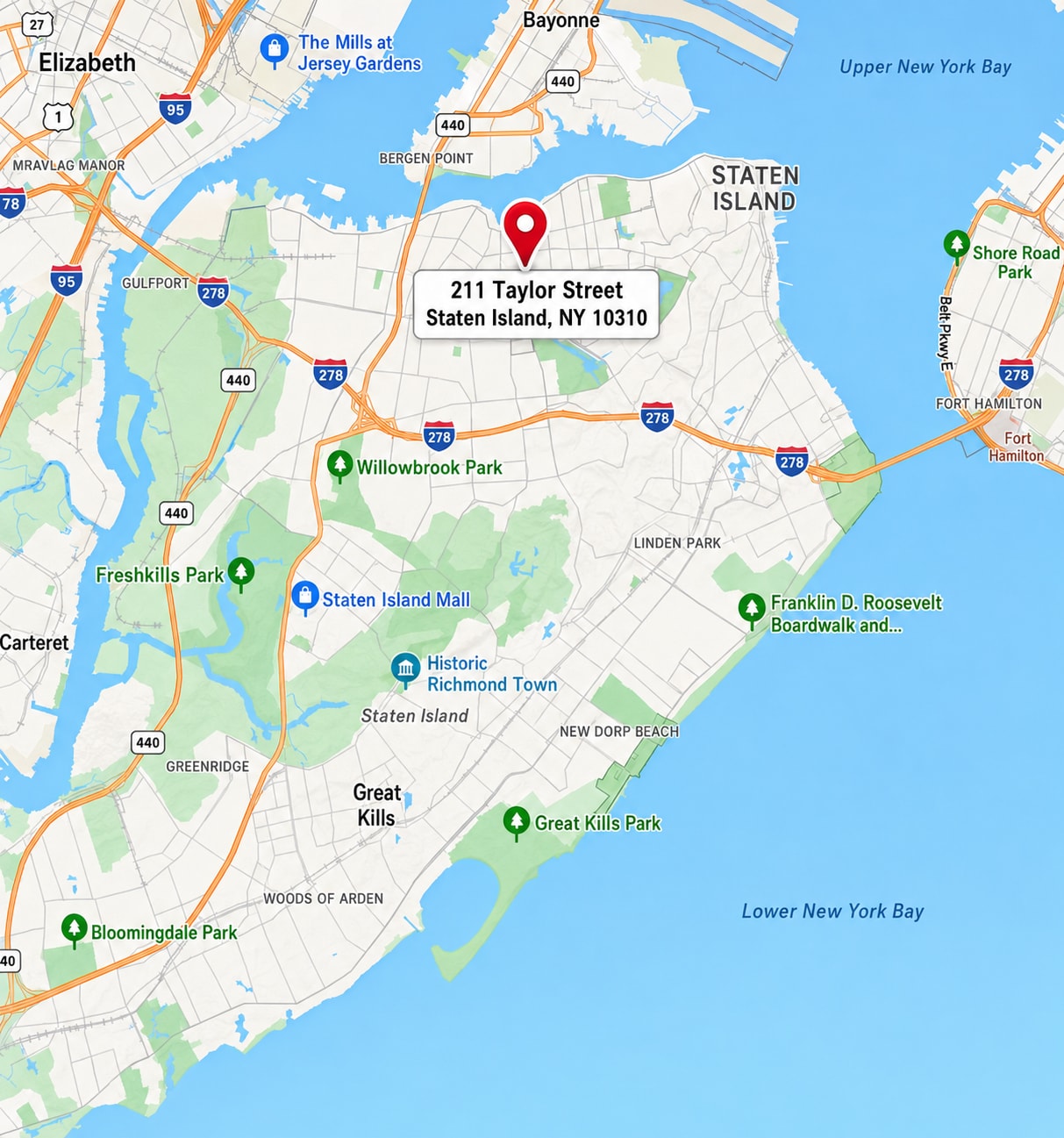 1214 Castleton Ave, Staten Island, NY à louer Carte– Image 1 sur 3