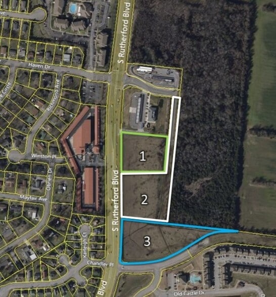 2624 S Rutherford Blvd, Murfreesboro, TN à vendre - Aérien – Image 2 sur 4