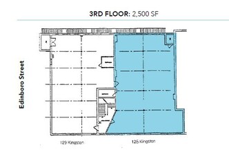 109-129 Kingston St, Boston, MA à louer Plan d’étage– Image 1 sur 1