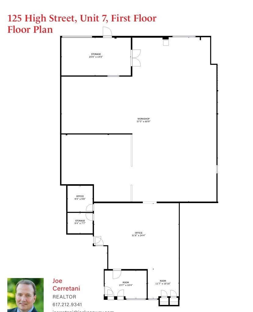 125 High St, Mansfield, MA à louer Plan d’étage– Image 1 sur 1