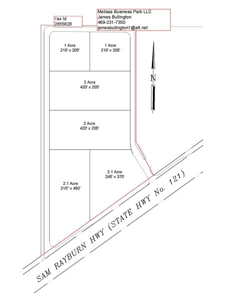 3930 Sam Rayburn Highway, Melissa, TX à vendre - Plan cadastral – Image 1 sur 2