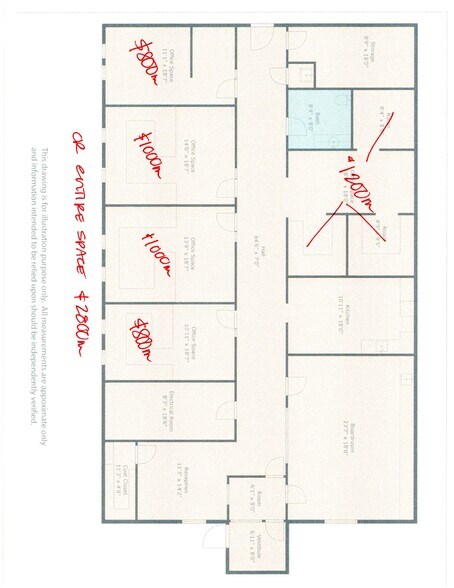 3530 Biddle Ave, Wyandotte, MI à louer - Plan d’étage – Image 2 sur 3