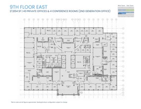1301 K St NW, Washington, DC à louer Plan d’étage– Image 2 sur 2