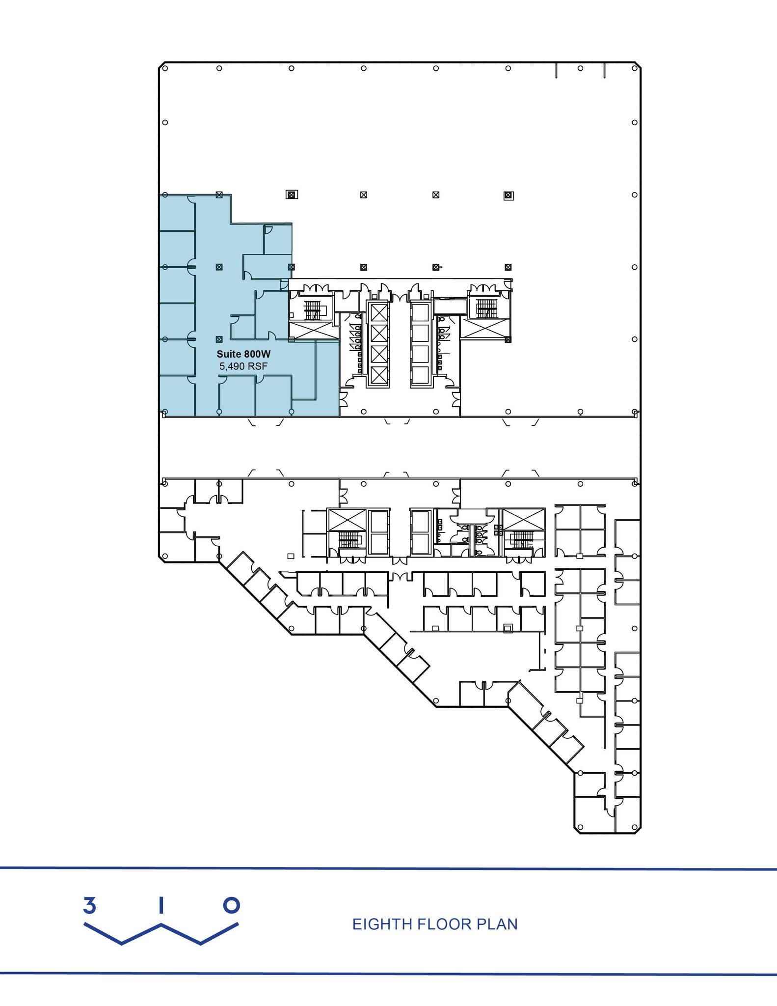310 W Wisconsin Ave, Milwaukee, WI à louer Plan d’étage– Image 1 sur 1